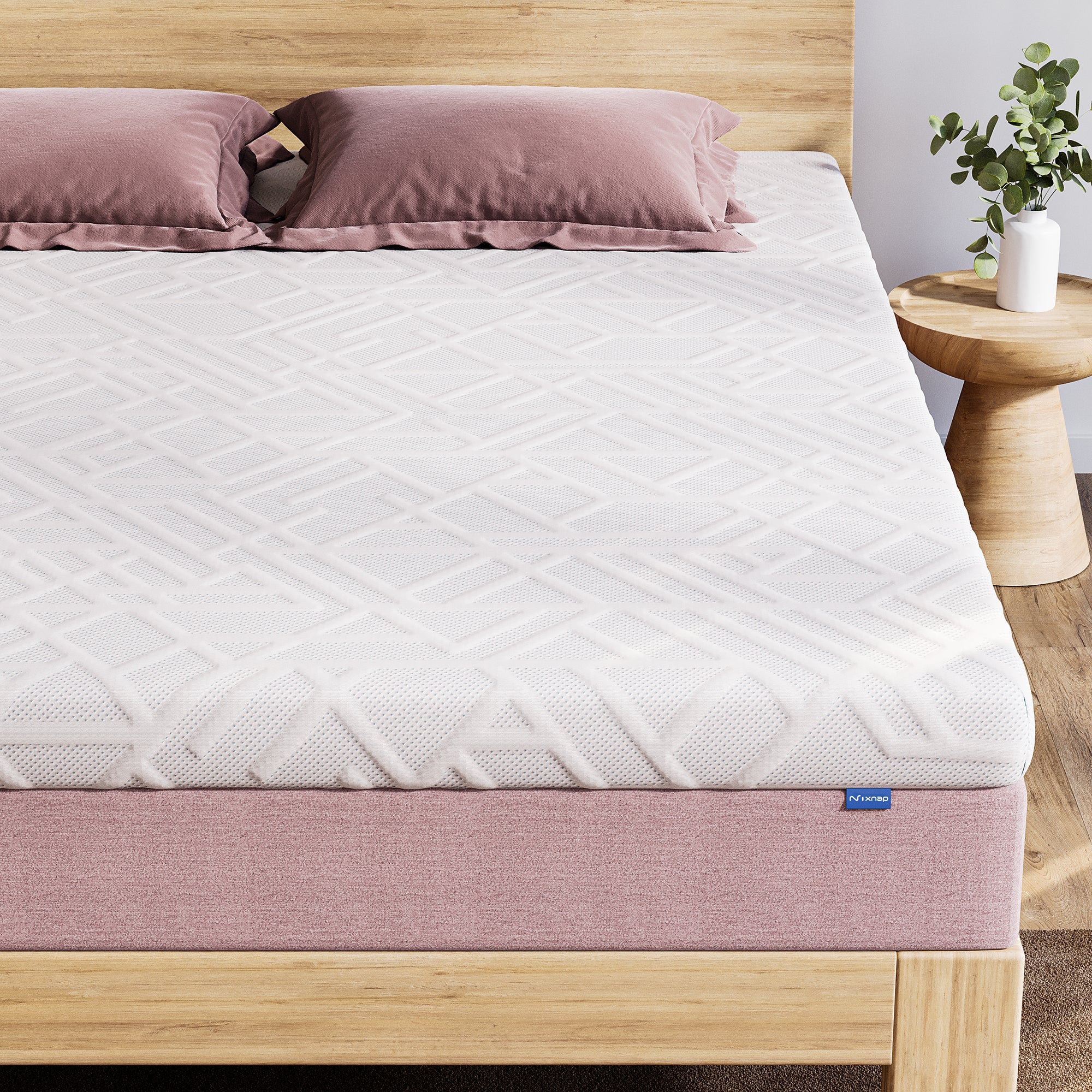 Nixnap Mattress Topper, 7CM Gel Memory Foam Topper, 2 in1 Firmness